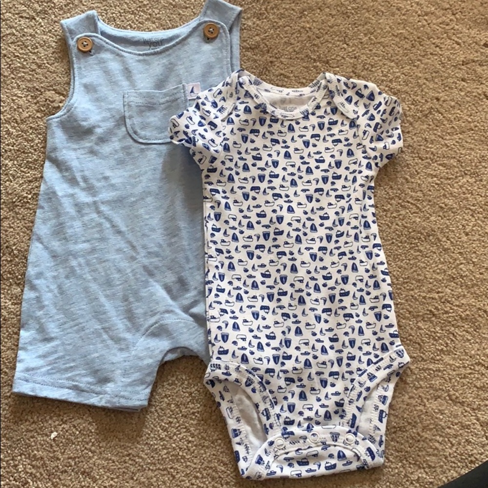 Baby overalls outfit